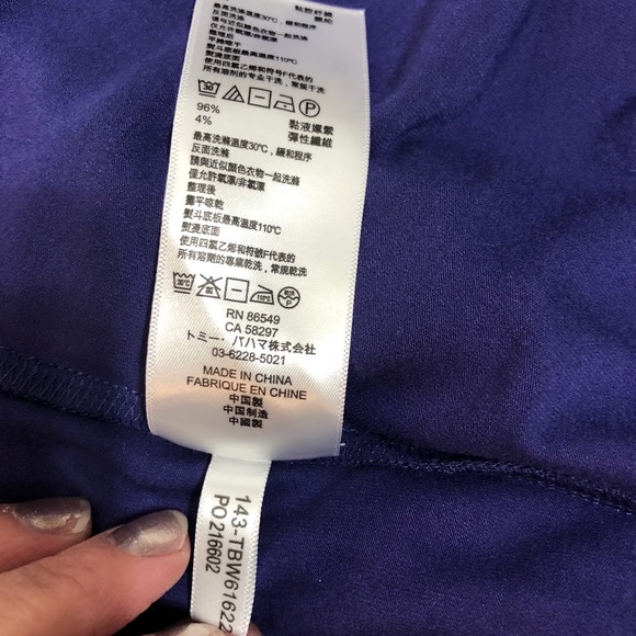 SOLD TOMMY BAHAMA Sz M Tambour Wrap Dress Purple - Picture 11 of 12